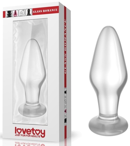 LOVETOY GLASS ROMANCE Butt PLUG ANAL anal plug