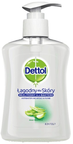 Dettol Liquid Soap Gentle Aloe and Bamboo - Pump 250 ml