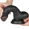 LOVETOY Easy Strap On Set 7.0" BLACK DILDO