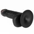 LOVETOY Easy Strap On Set 7.0" BLACK DILDO