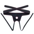 LOVETOY Easy Strap On Set 7.0" BLACK DILDO