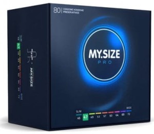 MY.SIZE PRO 47 mm FIT TO BOTTOM condoms 80 pcs.