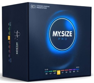 MY.SIZE PRO 53 mm FIT TO BOTTOM condoms 80 pcs.