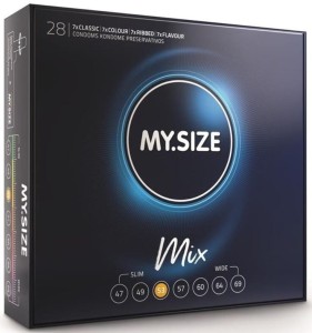 MY.SIZE MIX 53 mm FIT condoms 28 pcs.