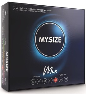 MY.SIZE MIX 60 mm FIT condoms 28 pcs.