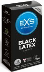 Exs Black Latex Condoms 12's