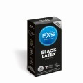 Exs Black Latex Condoms 12's