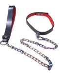 Guilty Toys Adjustable BDSM Collar with Leash