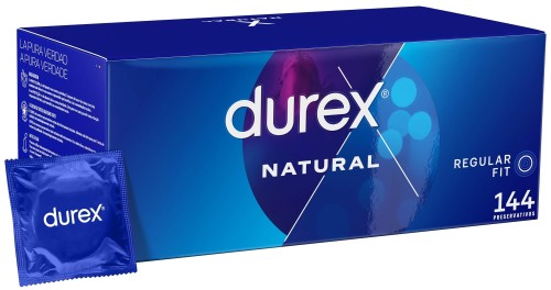Durex Natural Regular Fit (Anatomic ) 144's