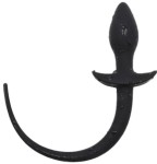 Mokko Toys Anal plug with BDSM dog tail 21.5 cm