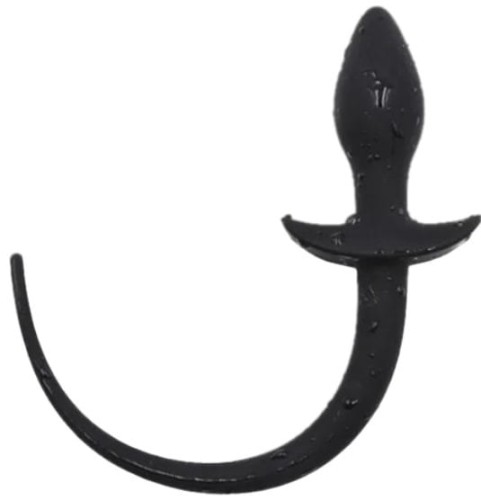 Mokko Toys Anal plug with BDSM dog tail 21.5 cm