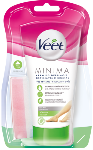 VEET Depilatory Cream Under Shower  Sensitive Skin  135ml