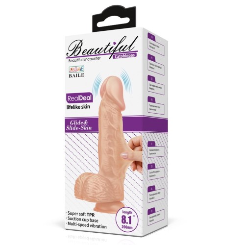 Pretty Love BEAUTIFUL CATOBLEPAS 8.1" dildo with vibration