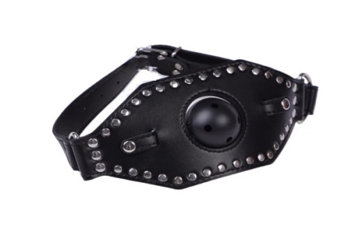 Passion Labs ballgag with mouth BDSM - black
