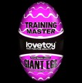 Lovetoy GIANT EGG transparent male masturbator egg 