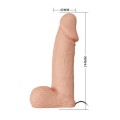 Pretty Love ULTRA PASSIONATE HARNESS 7.6" strap on with vibrating dildo