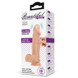 Pretty Love BEAUTIFUL ZEBULON 7.6"  dildo with vibration