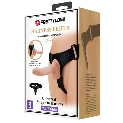 Pretty Love HARNESS BRIEFS KEVIN  strap on 7.2"