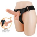 Pretty Love HARNESS BRIEFS TOM  strap on with realistic dildo 7.4"