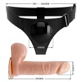 Pretty Love HARNESS BRIEFS TOM  strap on with realistic dildo 7.4"