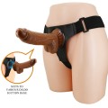 Pretty Love HARNESS BRIEFS MICHEAL strap on with realistic dildo 7.0"
