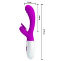 Pretty Love  MOTH  vibrator with clitoral stimulating butterfly