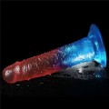 Lovetoy DAZZLE STUDS 7" coloured dildo 18 cm