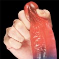 Lovetoy DAZZLE STUDS 7.5" colourful realistic dildo 19 cm