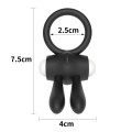 Lovetoy POWER CLIT SILICONE COCKRIN erection ring with bunny