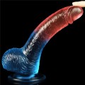 Lovetoy DAZZLE STUDS 7,5" colourful realistic dildo 19 cm