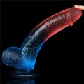 Lovetoy DAZZLE STUDS 9" colourful realistic dildo 23 cm