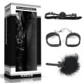 Lovetoy DELUXE BONDAGE KIT BDSM set of handcuffs, feather and gag