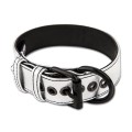Lovetoy FETISH METALLIC PUP COLLAR WITH LEASH  silver collar with leash BDSM