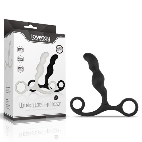 Lovetoy ULTIMATE SILICONE P SPOT TEASER  anal plug prostate massager - black