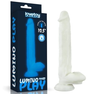 Lovetoy LUMINO PLAY 10.5" realistic dildo that glows in the dark