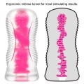 Lovetoy LUMINO PLAY PINK GLOW eleastic masturbator that glows in the dark 