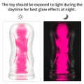 Lovetoy LUMINO PLAY PINK GLOW eleastic masturbator that glows in the dark 