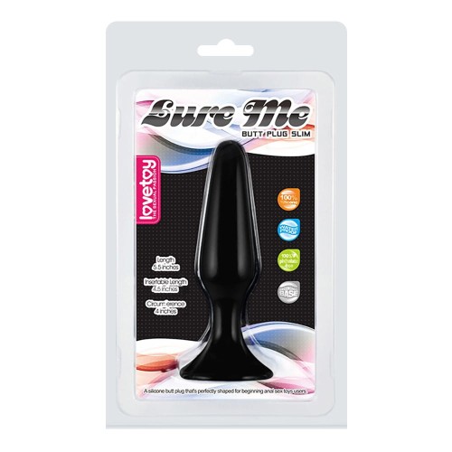 Lovetoy LURE ME SILICONE ANAL PLUG L 4.5" anal plug