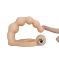 Lovetoy THE ULTRA SOFT BEAD 6.5" penis cap for double penetration