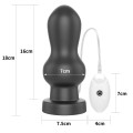 Lovetoy KING SIZED VIBRATING ANAL 7" large anal plug with vibrations