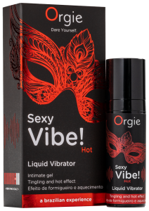ORGIE Sexy Vibe! Liquid Vibrator HOT warming intimate gel 15 ml