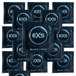EXS Black Latex Condoms 100's
