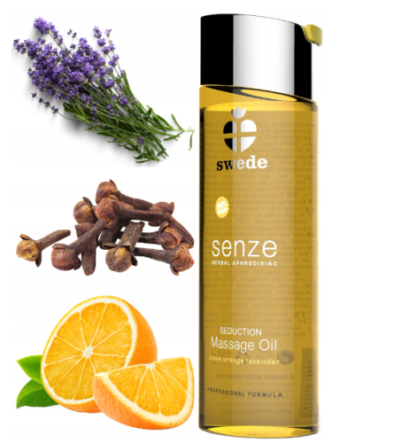 SWEDE Senze Seduction Massage Oil Clove Orange Lavender 150 ml