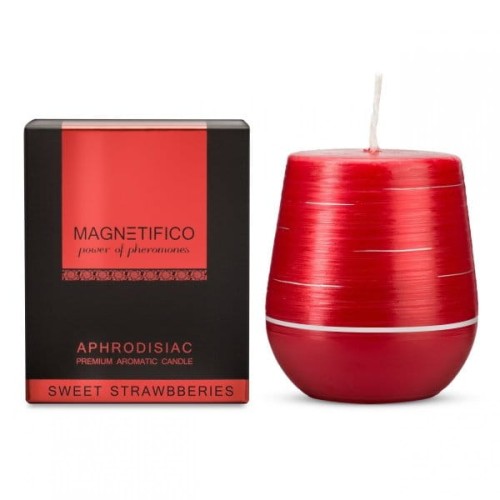 MAGNETIFICO Aphrodisiac scented candle - Sweet Strawberries