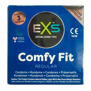 EXS Regular  Comfy Fit  - classic condoms 3 psc.