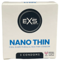 EXS NANO THIN Ultra Thin Condoms 3's