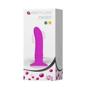 Pretty Love anal plug with vibration TWIST 