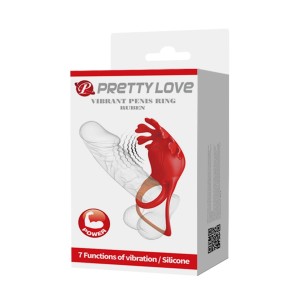 Pretty Love erection ring with vibrations  RUBEN