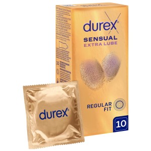 Durex Sensual - Extra Lube lubricated condoms 10 psc