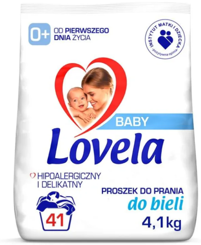Lovela Baby Hypoallergenic washing powder for whites 4.1 kg (41 washes)